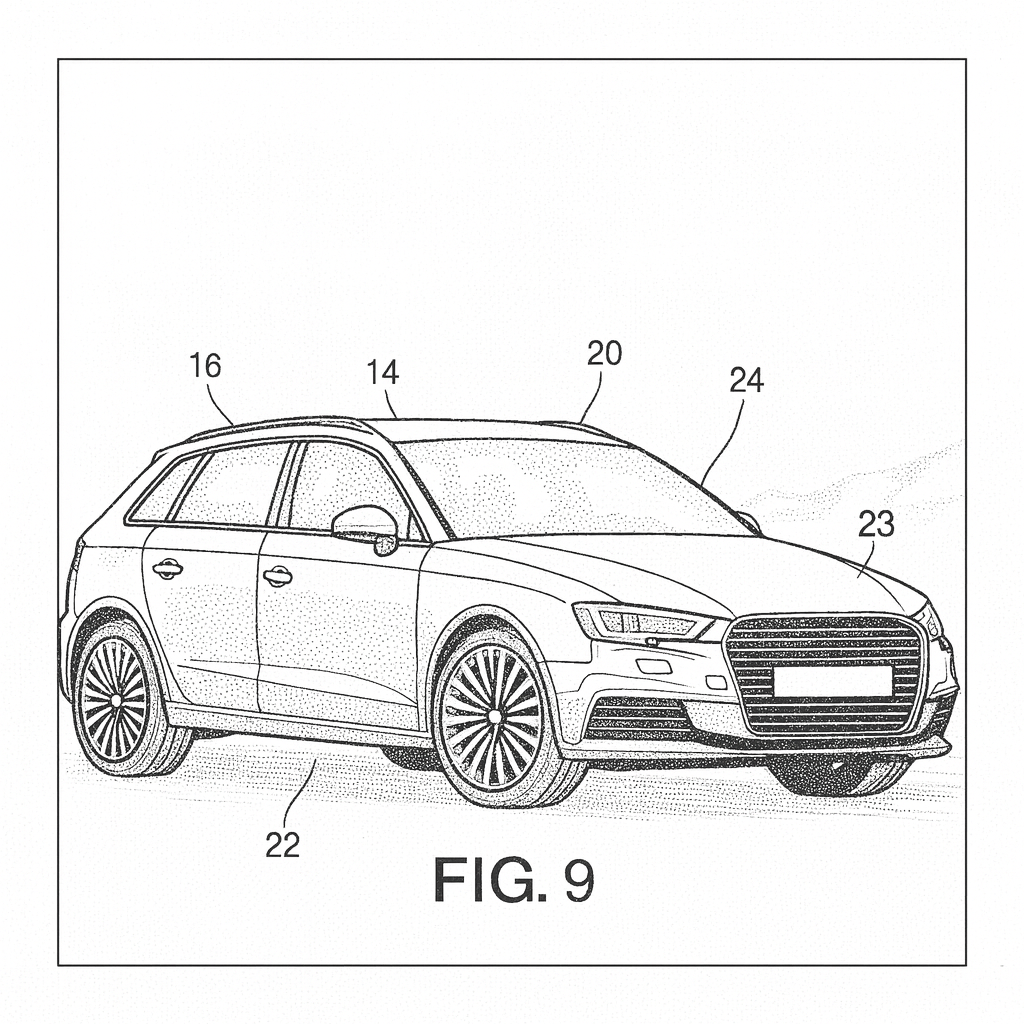 2020 Audi A3 E-Tron Sketch
